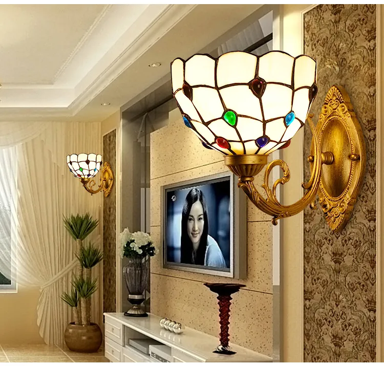 Elegant European Style LED Wall Lights for Living Rooms