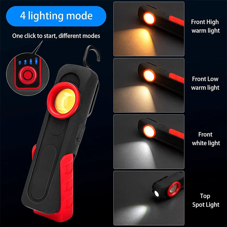 Ultra-Bright Magnetic COB Work Light for Automotive Repairs