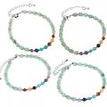 7 Chakra Yoga Méditation Bracelet Reiki guérison Crystal Stone Double couche Perles de pierre précieuse naturelles Brangle pour femmes hommes