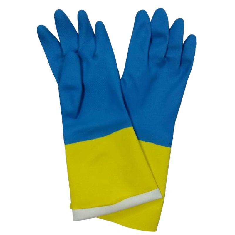 Double PVC Dipped Safety Gloves with Ce Certificated