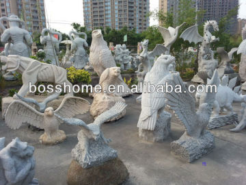 Animal stone carving patterns,stone owl carving