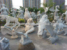 Animal stone carving patterns,stone owl carving