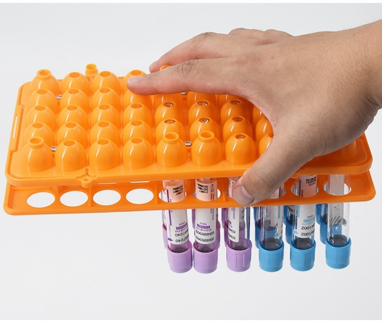 suporte para tubos de sangue blood tube rack
