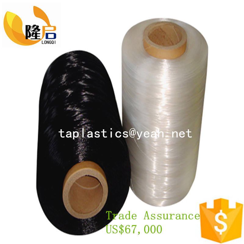 Elastic braid thread cord rubber outer covering polyethylene / pp monofilament yarn with added UV-protection