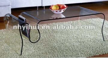bent glass coffee table CT40