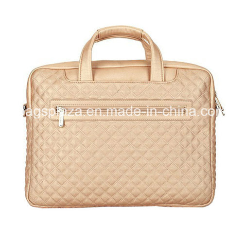 Fashion PU Briefcase for Men, Gold Color Handbags, Leisure PU Bags (BF3005)