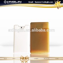 Credit card perfume bottle