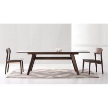 Factory direct sale bamboo material elegant dining table sets