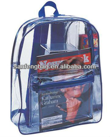 Clear Transparent PVC Backpack