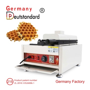 stainless steel honeycomb shaped waffle machine for sale