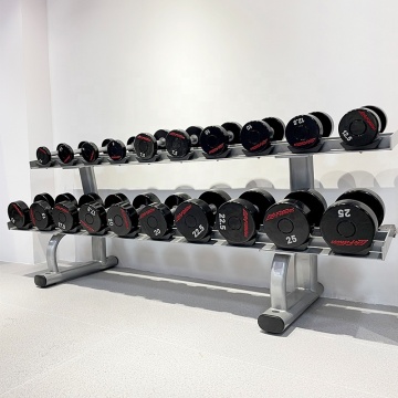 Wholesale PU dumbbell round head free weights