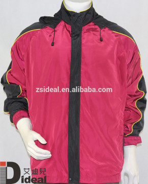 Custom printed waterproof jacket with mesh lining
