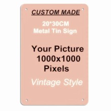 Custom Metal Tin Signs - Retro Plaques & Personalized Wall Art