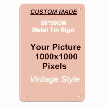 Custom Metal Tin Signs - Retro Plaques & Personalized Wall Art