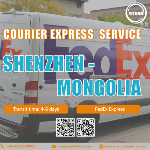 International Courier Express de Shenzhen a Mongólia Fedex