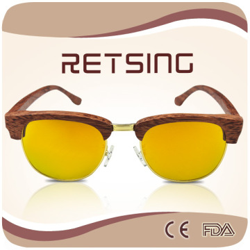 Bamboo wood sunglasses custom natural sunglasses polarized