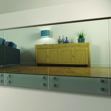 Non slip decorative clip glass handrail accessories