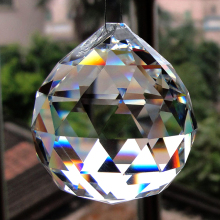 30mm 40mm Crystal Prisms Feng Shui Window Sun-Catchers