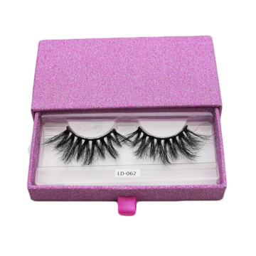 Pink Sliding Eyelash Extensions Beauty Box Empty