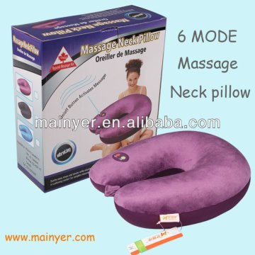 Microbead Vibrating Massage Pillow In Purple