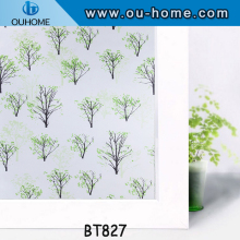 Home privacy stained window frosting