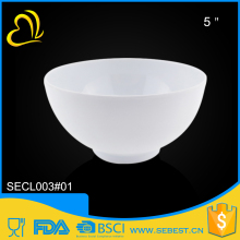 cheap foot cereal white melamine hotel dinnerware bowl