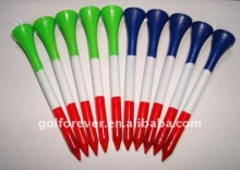 stripped colour range golf tee