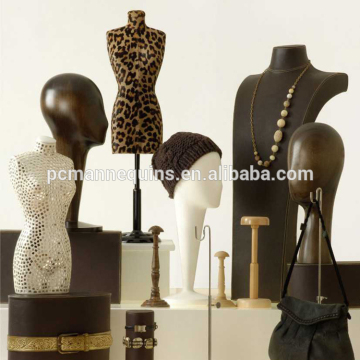 Jewelry display mannequin head stand