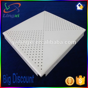 Modern Perforated Aluminum Ceiling Tiles , Aluminum Perforated Ceiling , 2x2 ceiling tiles