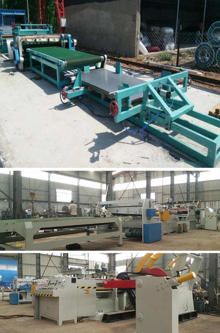 steel coil slitter machine line include uncoiler levelling slitting recoiler with good price