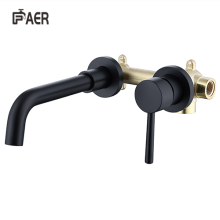 Matte Black One Handle Brushed Black Basin Faucet