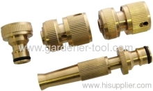 4" Brass Hose Nozzle Set Include Brass Nozzle And Connectors?