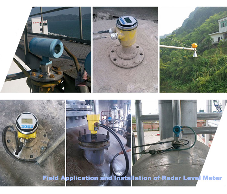 Serbatoio del serbatoio del serbatoio del livello radar 4-20 mA RS485 GUARLA DI LIVELLO RADAR TERCA