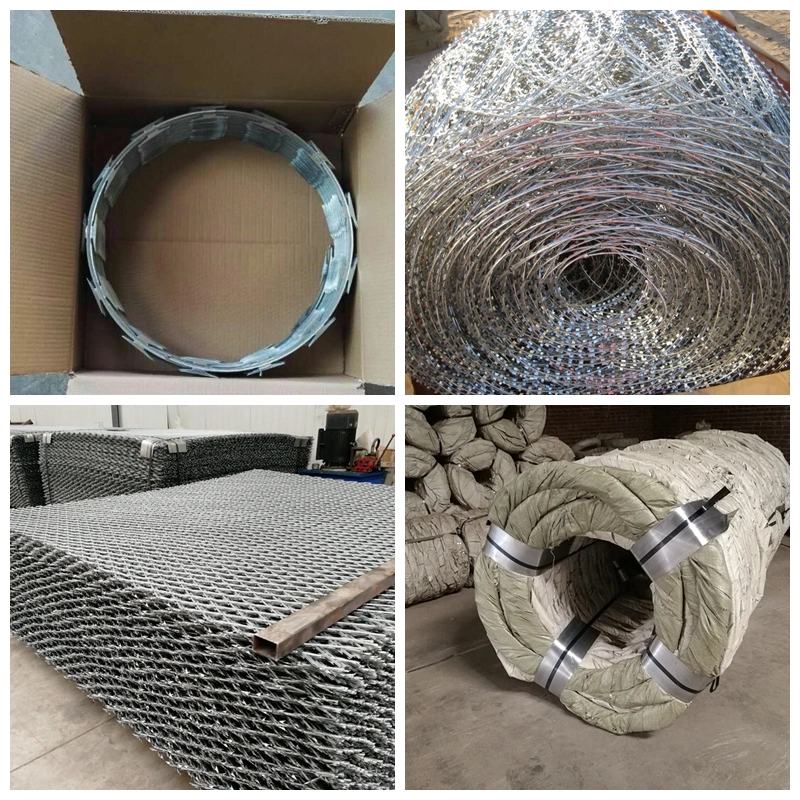 Hot-Dipped Galvanized Razor Barbed Tape Wire