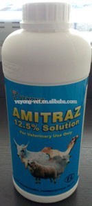 poultry medicine amitraz 12.5% solution for insecticide drug