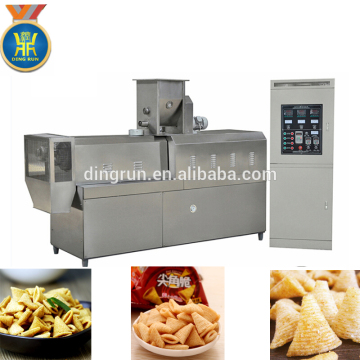 Extruded frying snacks food processing line