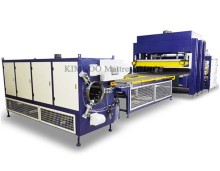 Fully automatic mattress compression and roll packing machine