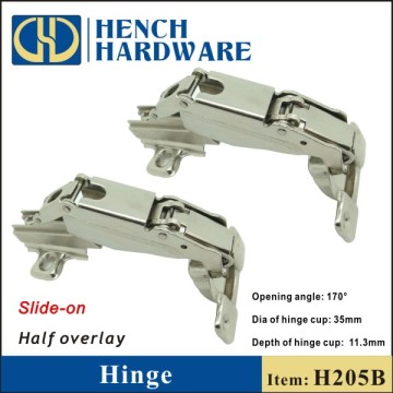 Good quality 35mm nickel plated cabinet hinge 170