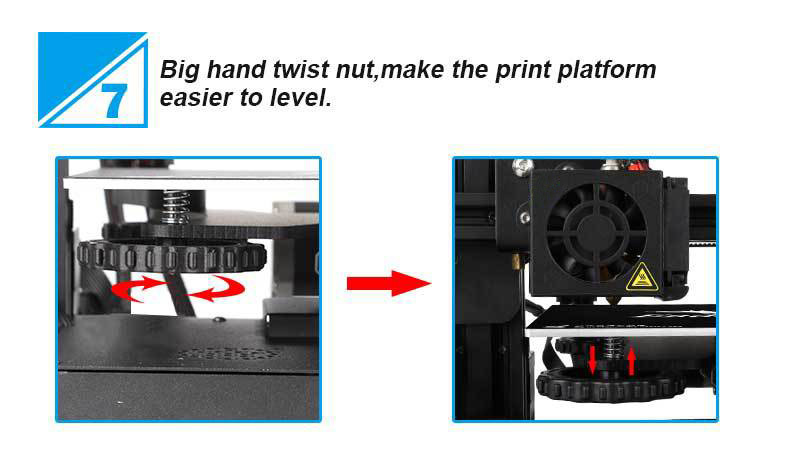 hot selling extruder 3D Printer machine aluminium profile DIY 220*220*250mm for home use