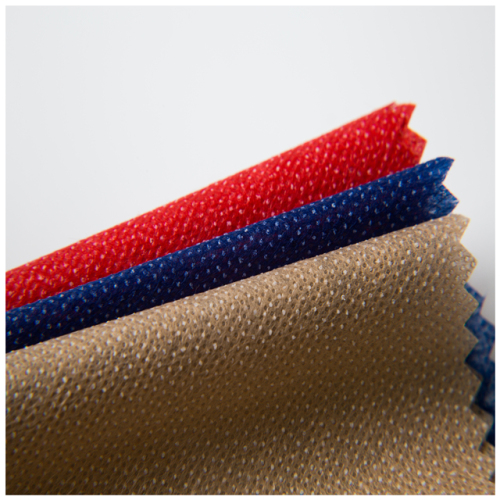 Colorful dyed nonwoven fusible lining and interlining fabric