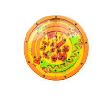 Owl Design Preschool Wooden Wall Panel Toy for Early Intellectual Development