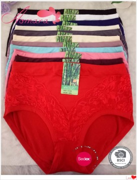 412 nice microfiber intimates panty for young lady mature printed inimates panty