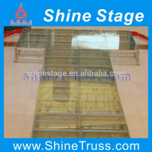 T show stages catwalk stages with arylic platform
