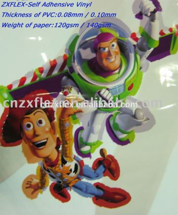 PVC Vinyl for Car Sticker (self adhensive vinyl)