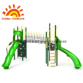 Simple Green Outdoor Play Structure For Children