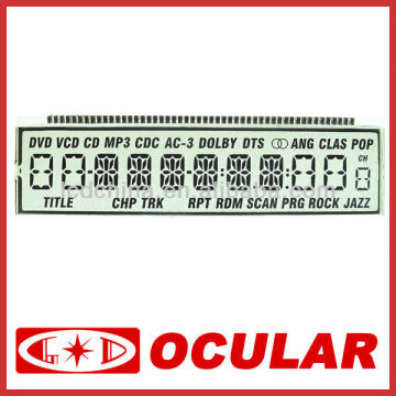 Positive 7 segment custom TN LCD