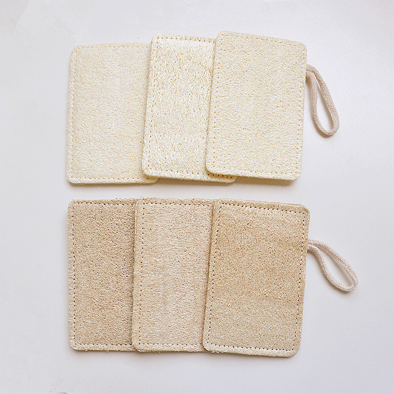 Loofah Biodegradable kitchen cellulose sponge brush Natural lofa loofa sponge