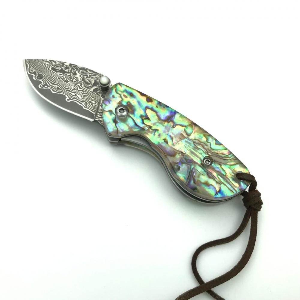 Damascus Folding Knife