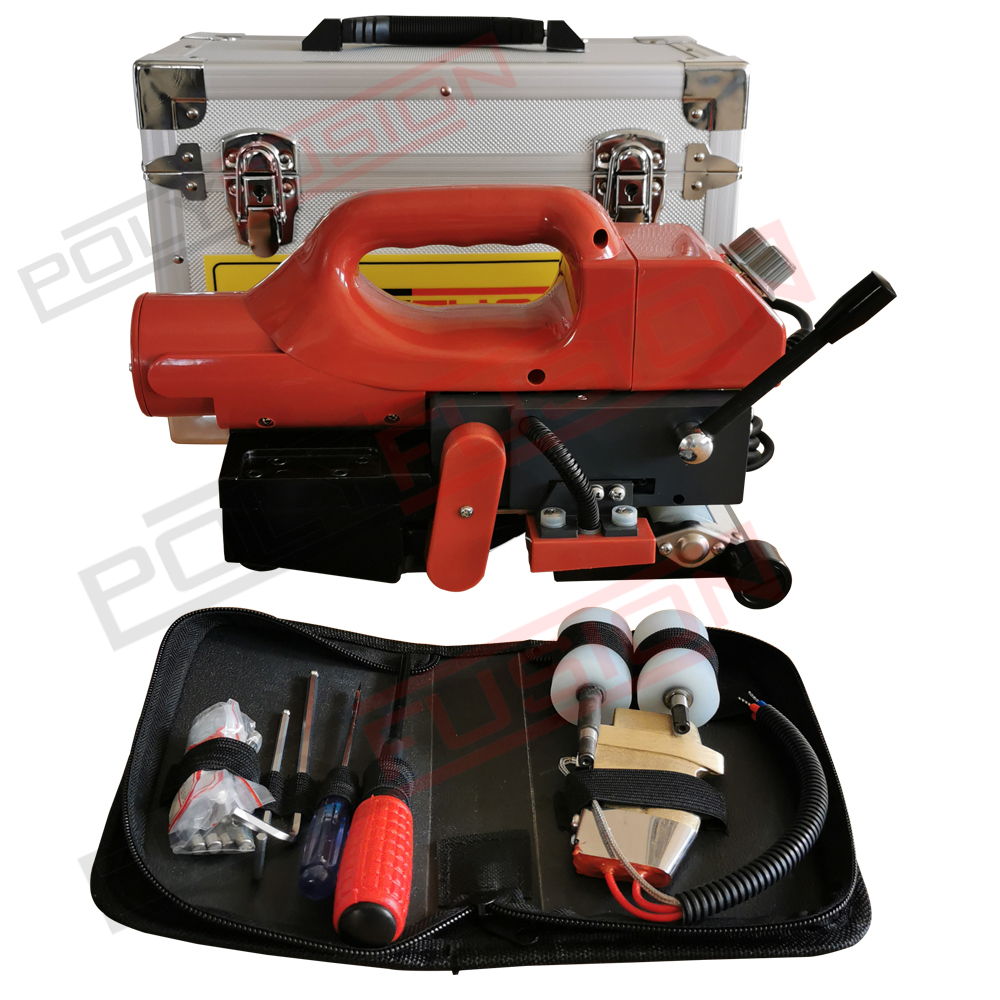 800W HDPE Geomembrane Wedge Welder Thermofusion Welding Equipment Hot Wedge Welder Plastic Welders