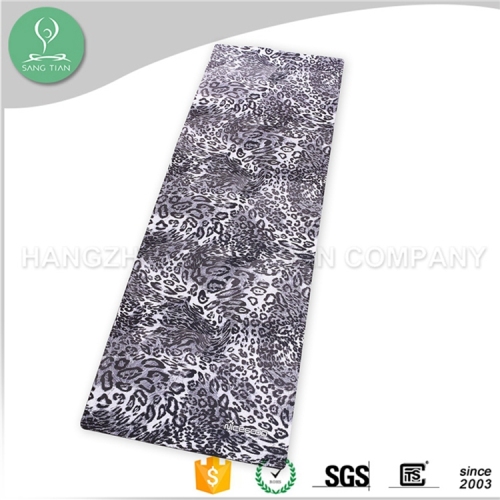 Rubber and natural fabric yoga matt texture round yoga mat of top quality german yoga mat